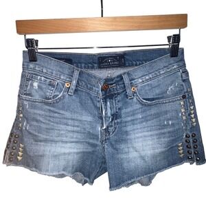 Lucky‎ Brand Malibu Short 0/25 Distressed Denim Cutoff Shorts Boho Festival